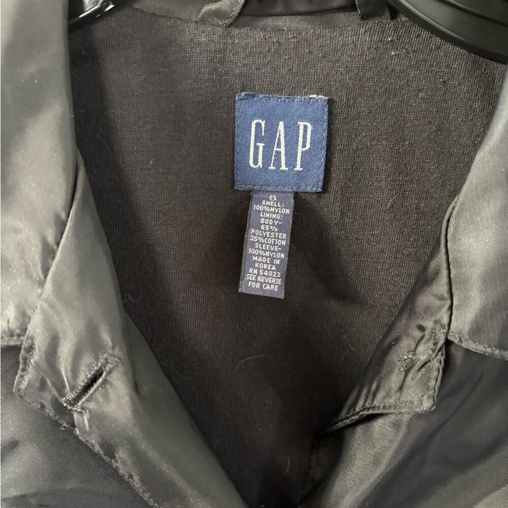 GAP Women's Black Satin Utility Jacket XS - Picture 2 of 3